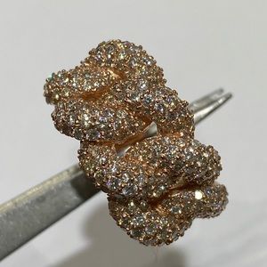 Rose gold and diamond ring ring number (2RG)